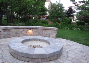 Firepit and Patio Lighting