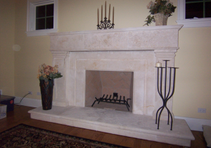 Marble Wood Fireplace