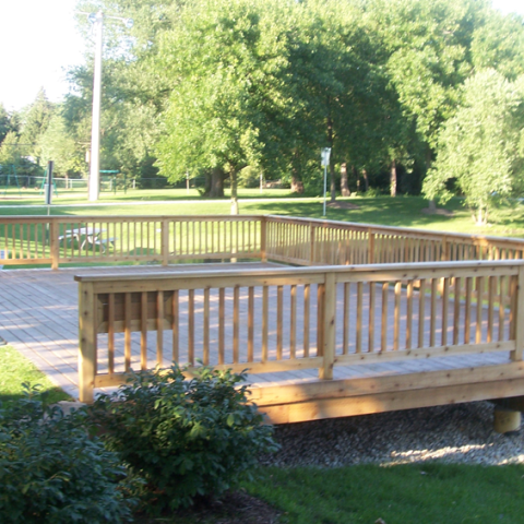 Willow Pond Treated Deck