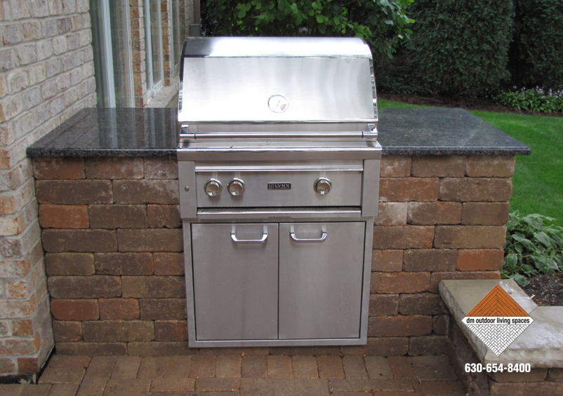 Outdoor Grill And Marble Countertop, Outdoor Countertop Grill