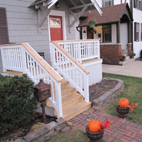 Front deck entry way