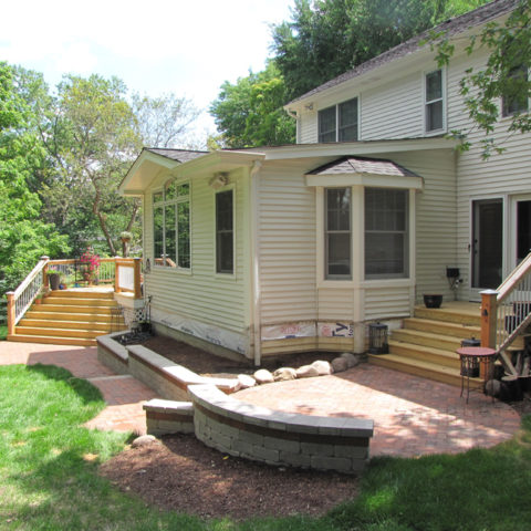 New build deck and patio