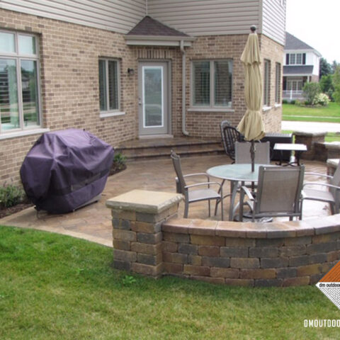 Toned Natural Stone Patio